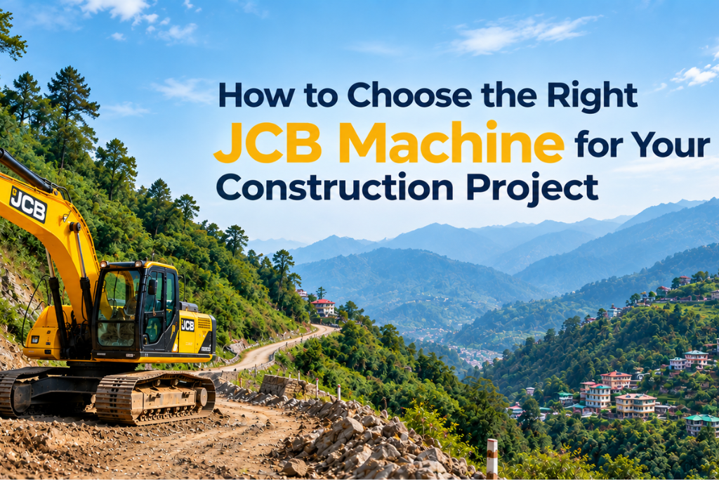 How to Choose the Right JCB Machine for Your Construction Project